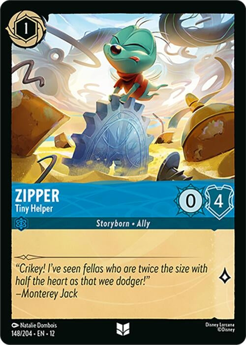 Image for Zipper - Tiny Helper (148/204) (Wilds Unknown) - Disney Lorcana
