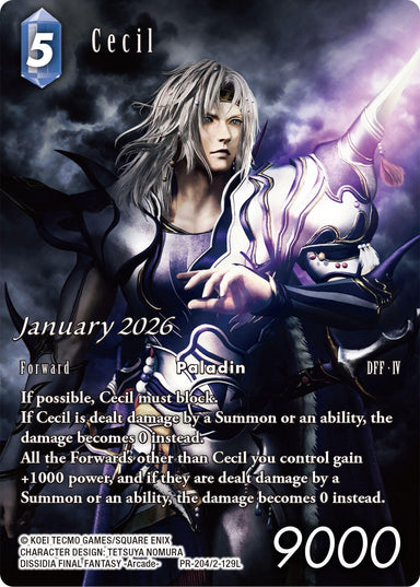 Image for Cecil - PR-204/2-129L (PR-204/2-129L) (FF: Promo Cards) (PR) - Final Fantasy TCG