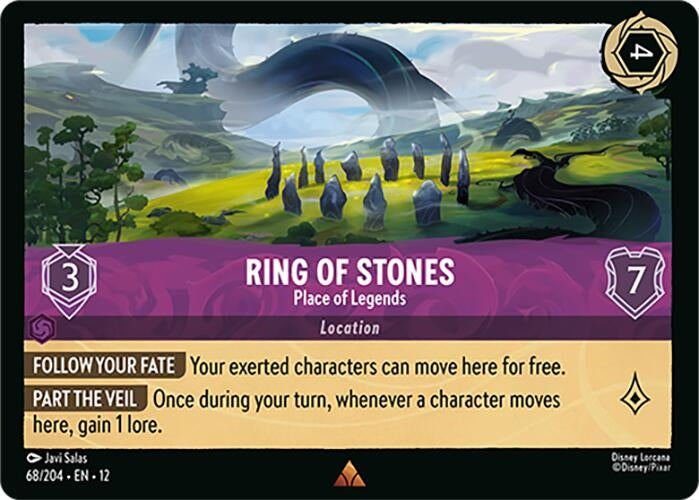 Image for Ring of Stones - Place of Legends (68/204) (Wilds Unknown) - Disney Lorcana