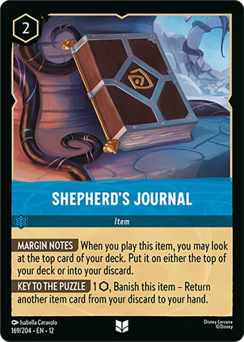 Image for Shepherd's Journal (169/204) (Wilds Unknown) - Disney Lorcana