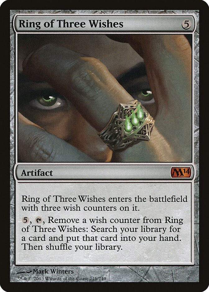 Ring of Three Wishes (216) (Magic 2014 (M14))