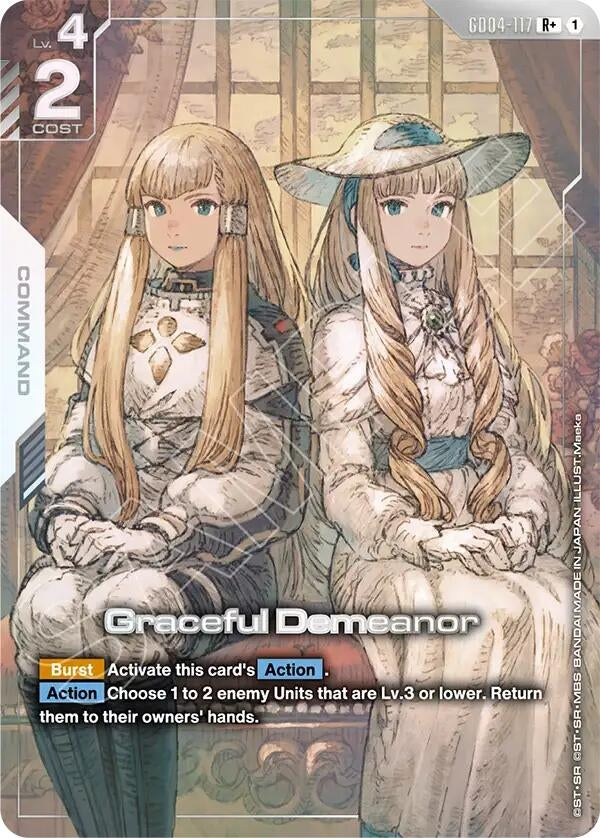 Image for Graceful Demeanor (R+) (GD04-117) (Phantom Aria) - Gundam Card Game