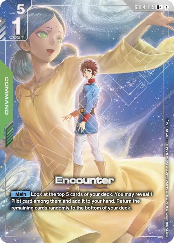Image for Encounter (R+) (GD04-105) (Phantom Aria) - Gundam Card Game