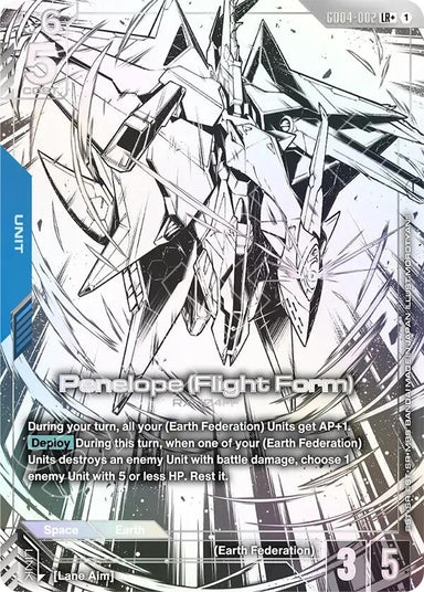 Image for Penelope (Flight Form) (LR+) (GD04-002) (Phantom Aria) - Gundam Card Game
