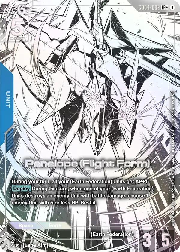 Image for Penelope (Flight Form) (LR+) (GD04-002) (Phantom Aria) - Gundam Card Game