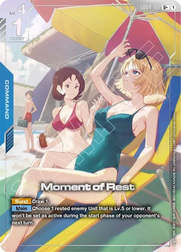 Image for Moment of Rest (U+) (GD04-102) (Phantom Aria) - Gundam Card Game