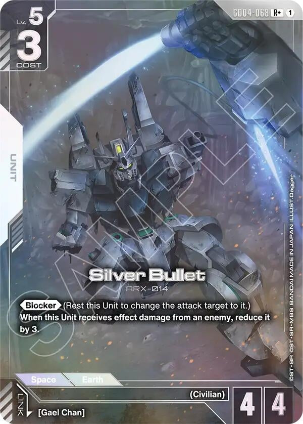 Image for Silver Bullet (R+) (GD04-068) (Phantom Aria) - Gundam Card Game