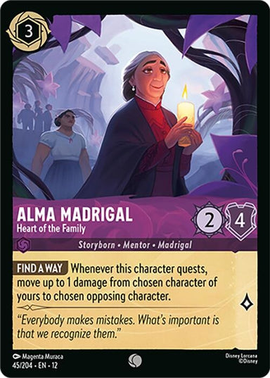 Image for Alma Madrigal - Heart of the Family (45/204) (Wilds Unknown) - Disney Lorcana