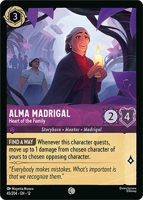 Image for Alma Madrigal - Heart of the Family (45/204) (Wilds Unknown) - Disney Lorcana