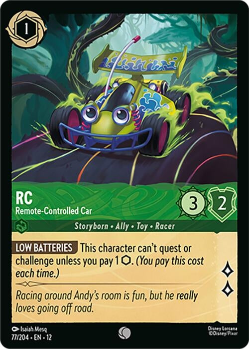 Image for RC - Remote-Controlled Car (77/204) (Wilds Unknown) - Disney Lorcana