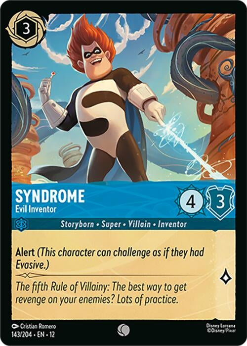 Image for Syndrome - Evil Inventor (143/204) (Wilds Unknown) - Disney Lorcana