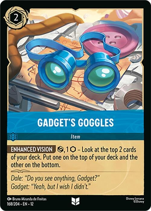 Image for Gadget's Goggles (168/204) (Wilds Unknown) - Disney Lorcana