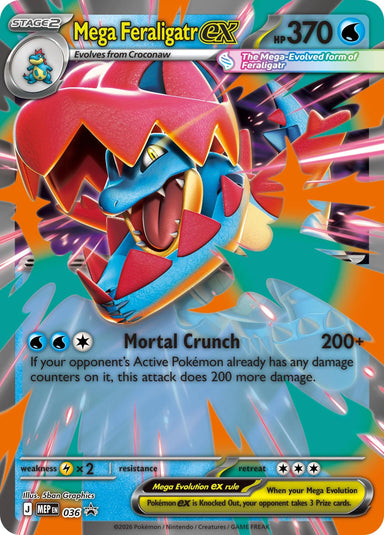 Image for Mega Feraligatr ex - 036 (036) (ME: Mega Evolution Promo) - Pokemon