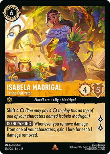 Image for Isabela Madrigal - Caring Cultivator (19/204) (Wilds Unknown) - Disney Lorcana