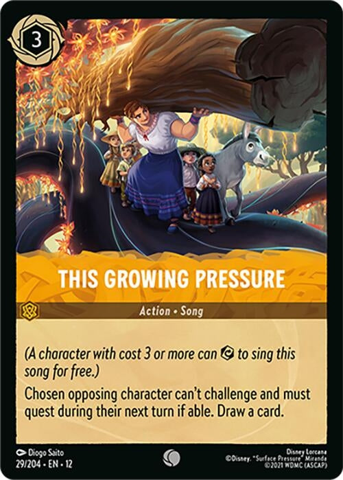 Image for This Growing Pressure (29/204) (Wilds Unknown) - Disney Lorcana