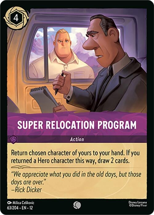 Image for Super Relocation Program (63/204) (Wilds Unknown) - Disney Lorcana