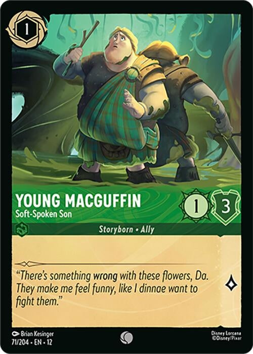Image for Young MacGuffin - Soft-Spoken Son (71/204) (Wilds Unknown) - Disney Lorcana