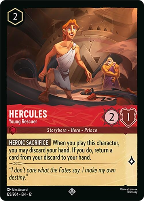 Image for Hercules - Young Rescuer (123/204) (Wilds Unknown) - Disney Lorcana
