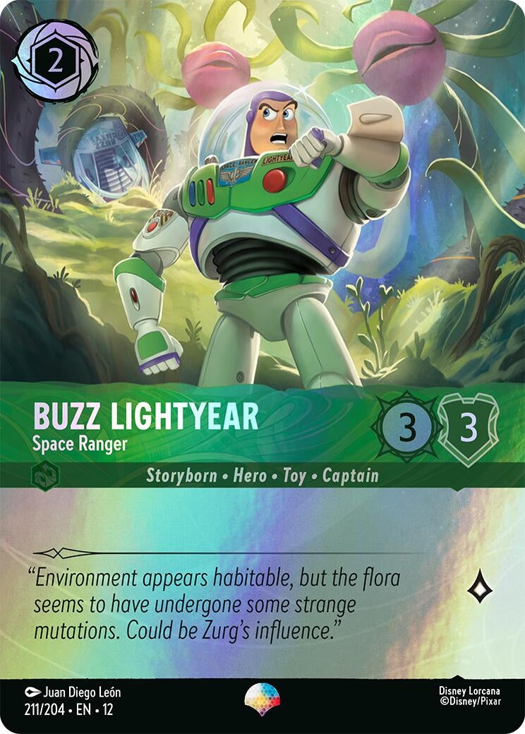 Image for Buzz Lightyear - Space Ranger (Epic) (211/204) (Wilds Unknown) - Disney Lorcana