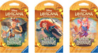 Image for Disney Lorcana: Wilds Unknown Sleeved Booster Pack Art Bundle [Set of 3] - Disney Lorcana