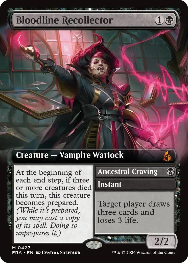 Bloodline Recollector (Extended Art) (427) (Reality Fracture)