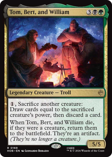Image for Tom, Bert, and William (169) (The Hobbit) (HOB) - Magic: The Gathering