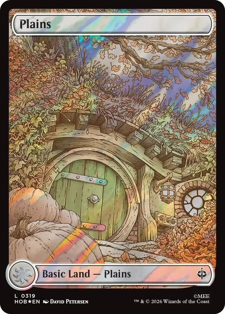 Image for Plains (0319) (Surge Foil) (319) (The Hobbit) (HOB) - Magic: The Gathering