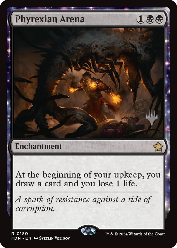 Image for Phyrexian Arena (180) (Promo Pack: Secrets of Strixhaven) (PPSOS) - Magic: The Gathering