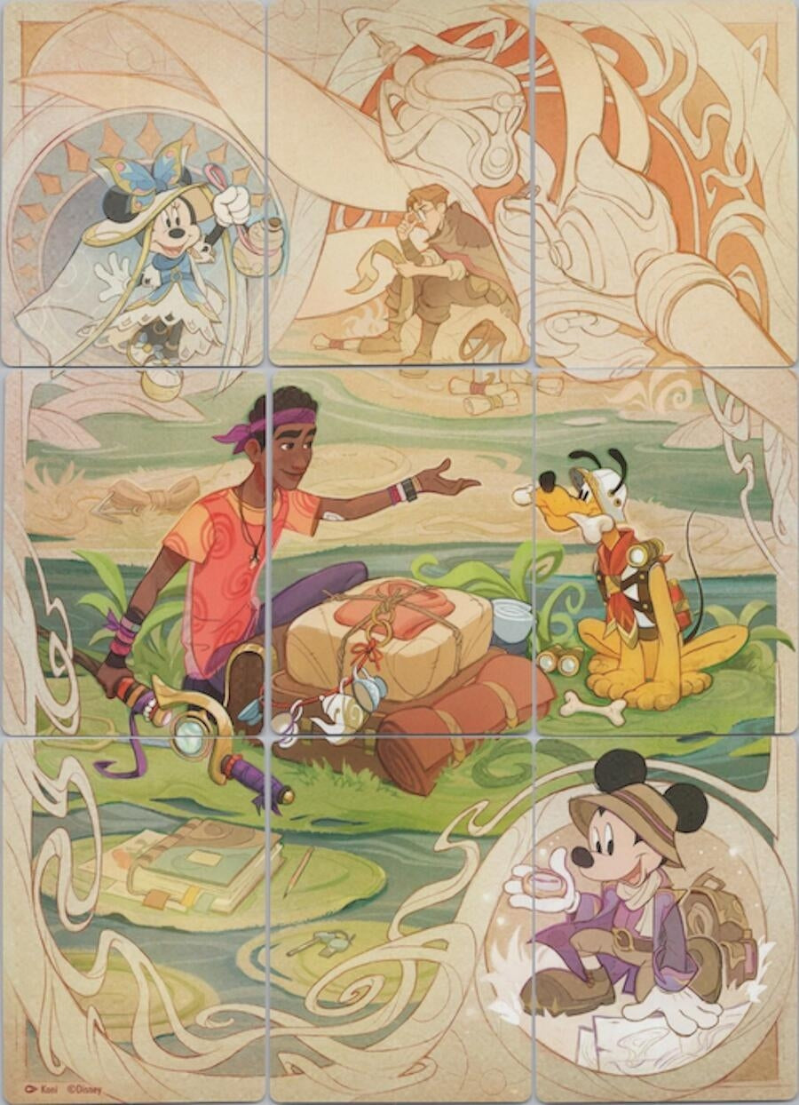 Image for Wilds Unkown Puzzle Insert (Set of 9) (Wilds Unknown) - Disney Lorcana