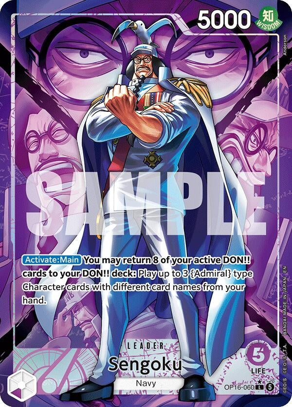 Image for Sengoku (060) (Alternate Art) (OP16-060) (The Time of Battle) (OP16) - One Piece Card Game