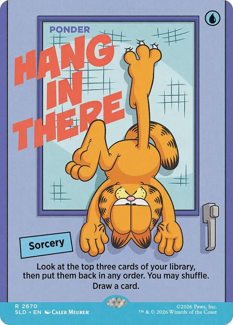 Image for Hang In There - Ponder (2670) (Secret Lair Drop Series) (SLD) - Magic: The Gathering