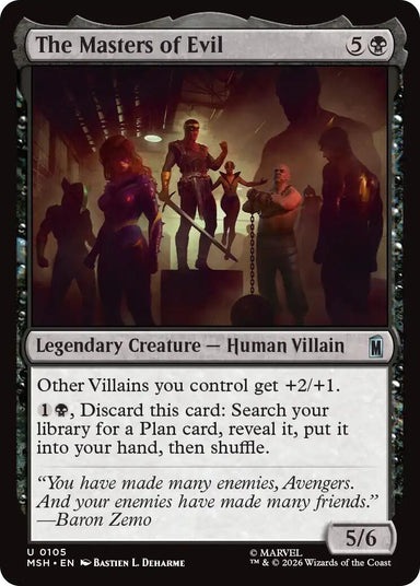 Image for The Masters of Evil (105) (Marvel Super Heroes) - Magic: The Gathering