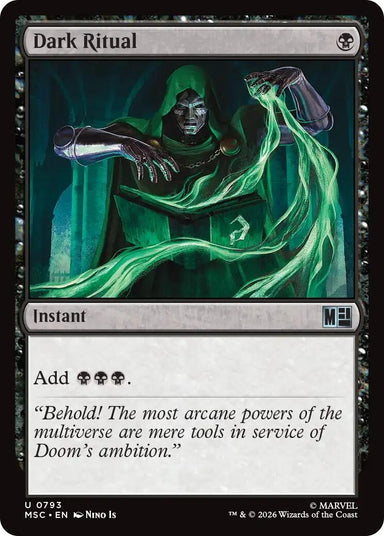 Image for Dark Ritual (793) (Commander: Marvel Super Heroes) - Magic: The Gathering