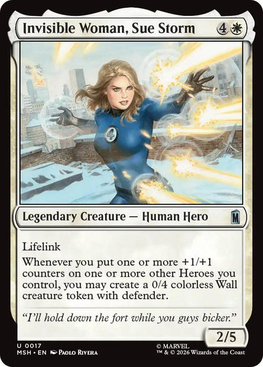 Image for Invisible Woman, Sue Storm (17) (Marvel Super Heroes) - Magic: The Gathering