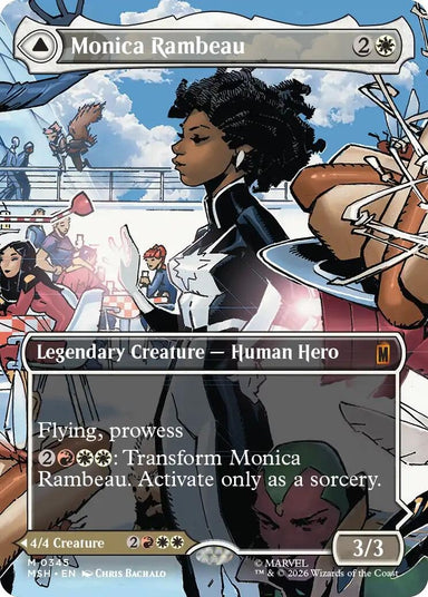 Image for Monica Rambeau (Borderless) (0345) (345) (Marvel Super Heroes) - Magic: The Gathering