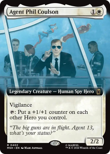 Image for Agent Phil Coulson (Extended Art) (402) (Marvel Super Heroes) - Magic: The Gathering