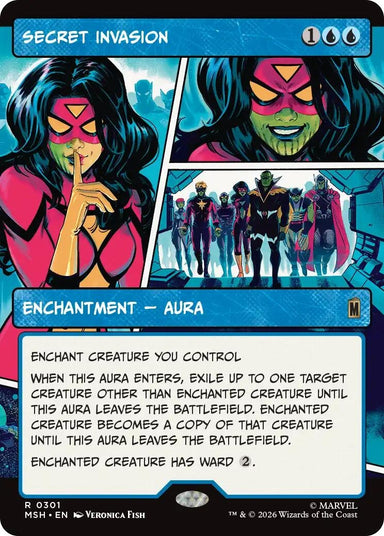 Image for Secret Invasion (Borderless) (301) (Marvel Super Heroes) - Magic: The Gathering
