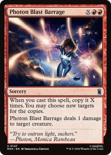 Image for Photon Blast Barrage (147) (Marvel Super Heroes) - Magic: The Gathering