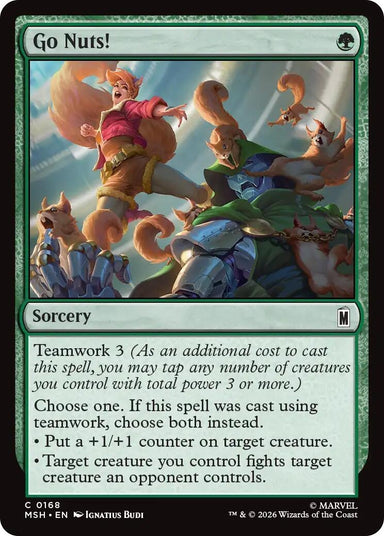 Image for Go Nuts! (168) (Marvel Super Heroes) - Magic: The Gathering