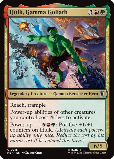 Image for Hulk, Gamma Goliath (215) (Marvel Super Heroes) - Magic: The Gathering