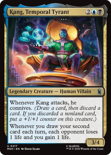 Image for Kang, Temporal Tyrant (217) (Marvel Super Heroes) - Magic: The Gathering
