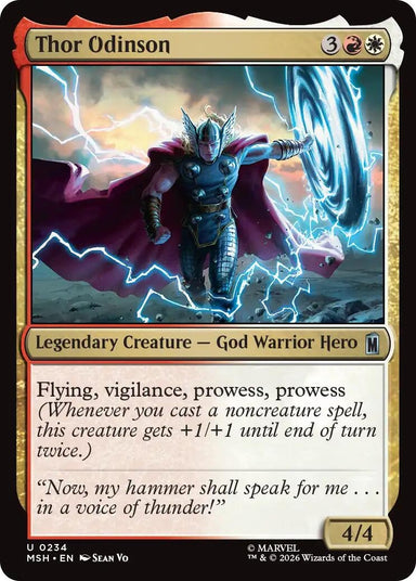 Image for Thor Odinson (234) (Marvel Super Heroes) - Magic: The Gathering