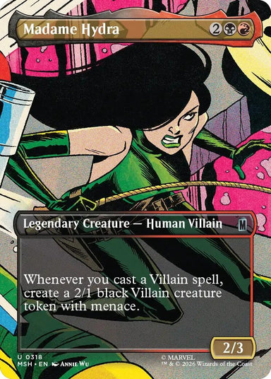 Image for Madame Hydra (Borderless) (318) (Marvel Super Heroes) - Magic: The Gathering