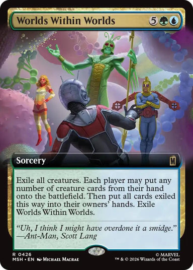 Image for Worlds Within Worlds (Extended Art) (426) (Marvel Super Heroes) - Magic: The Gathering