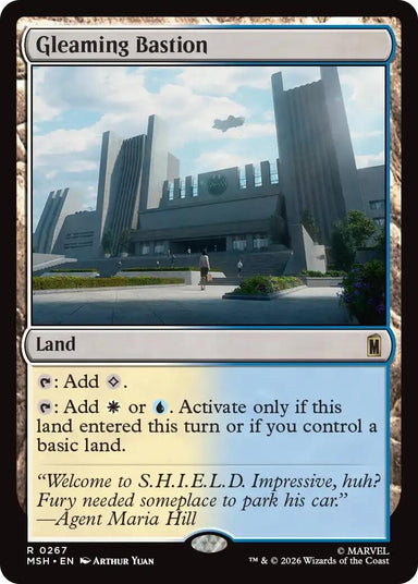 Image for Gleaming Bastion (267) (Marvel Super Heroes) - Magic: The Gathering
