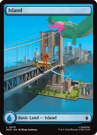 Image for Island (0279) (279) (Marvel Super Heroes) - Magic: The Gathering