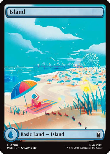 Image for Island (0280) (280) (Marvel Super Heroes) - Magic: The Gathering