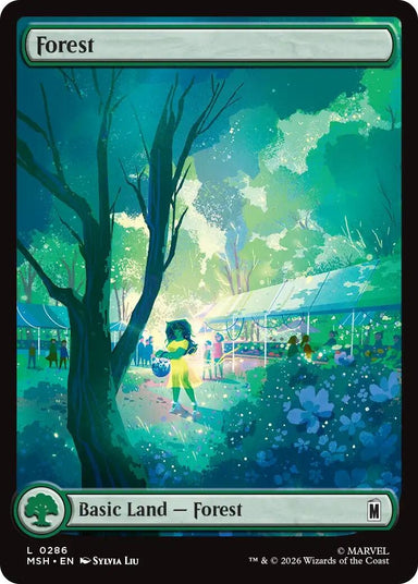 Image for Forest (0286) (286) (Marvel Super Heroes) - Magic: The Gathering