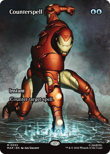 Image for Counterspell (Borderless) (0052) (52) (Marvel Universe Eternal-Legal) - Magic: The Gathering