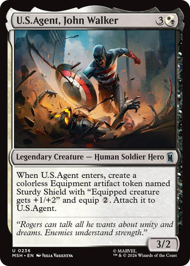 Image for U.S.Agent, John Walker (236) (Marvel Super Heroes) - Magic: The Gathering